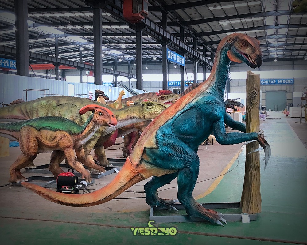 animatronic dinosaur band