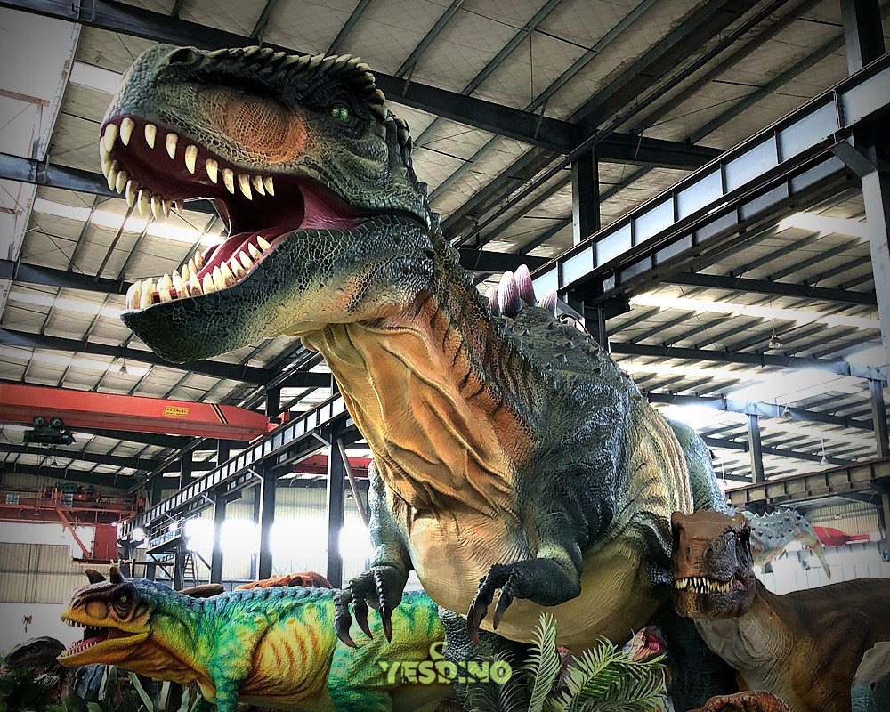 animatronic dinosaur band
