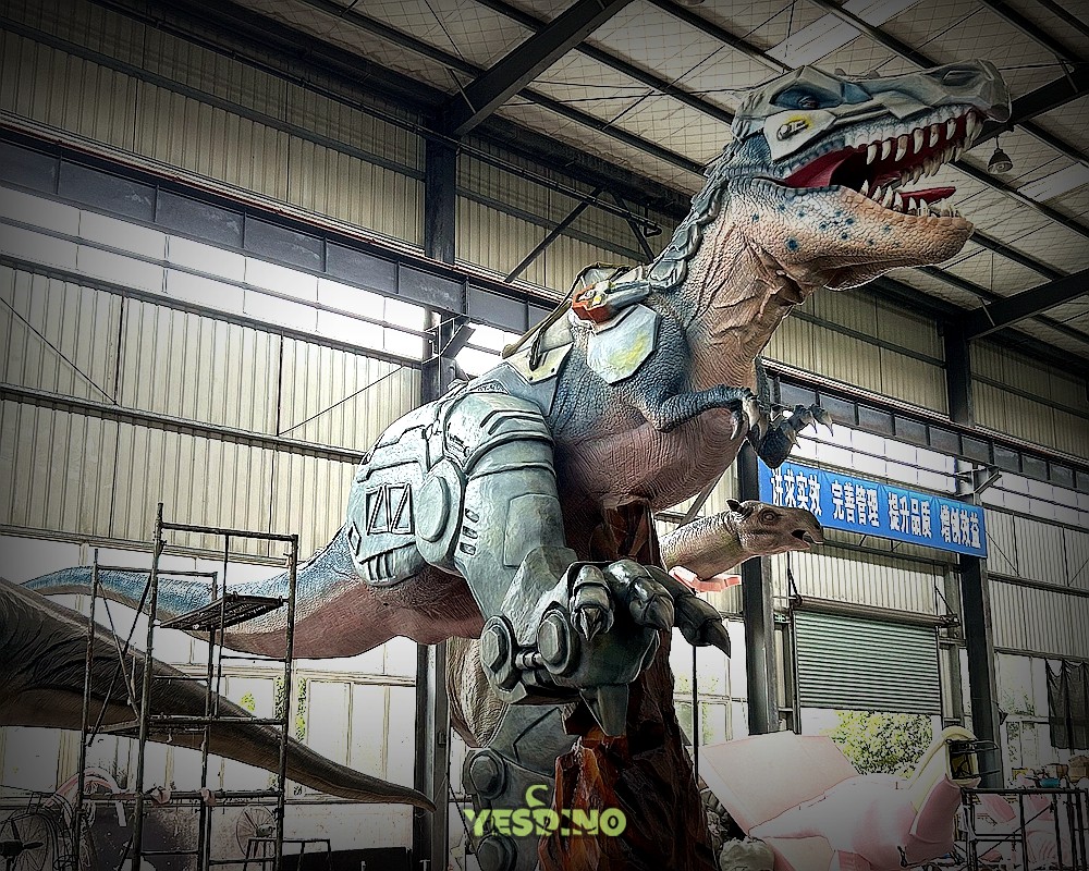 animatronic dinosaur band