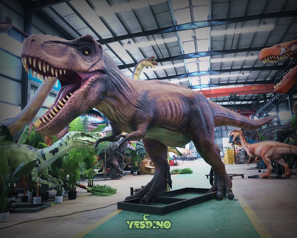 Animatronic Silicone T-Rex Model for Dino Park