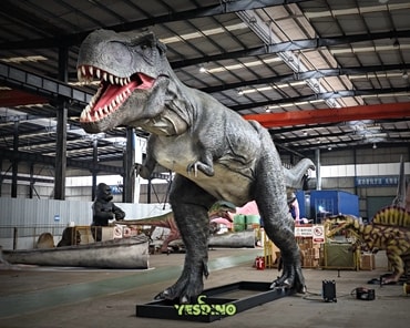 animatronic dinosaur band