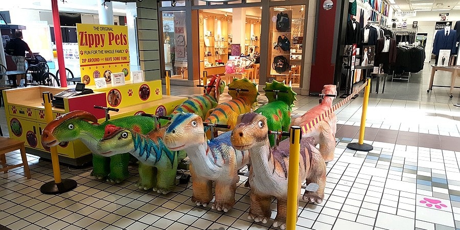Dinosaur Exhibition in Shopping Centers