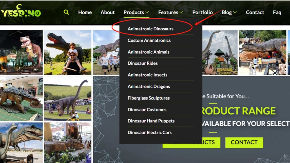 Dinosaur Exhibition in Shopping Centers