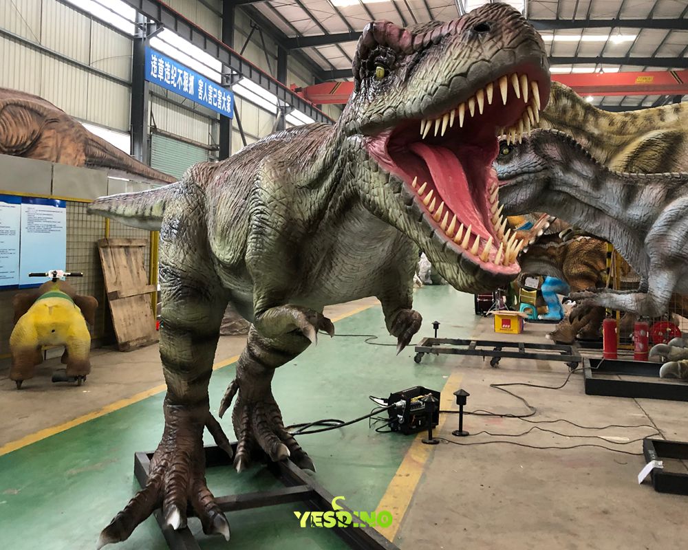 Realistic Tyrannosaurus Animatronic Dinosaur for Museum Exhibition