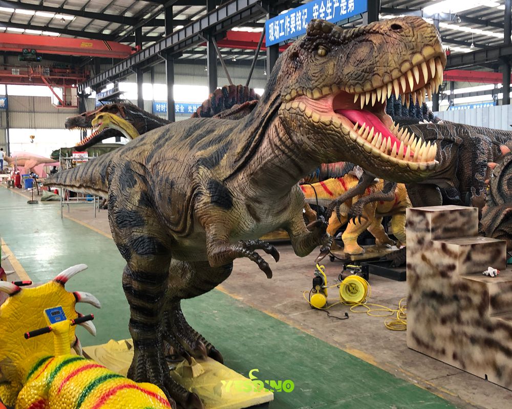 animatronic dinosaur band