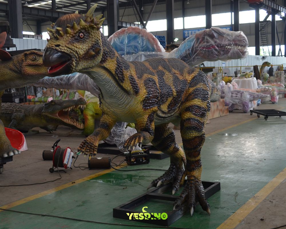 Lifelike Animatronic Pachycephalosaurus Realistic Dinosaur Model for Dinosaur Park