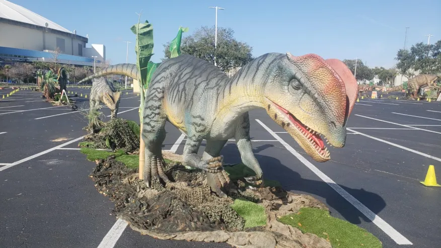 Dinosaur Exhibition in Shopping Centers