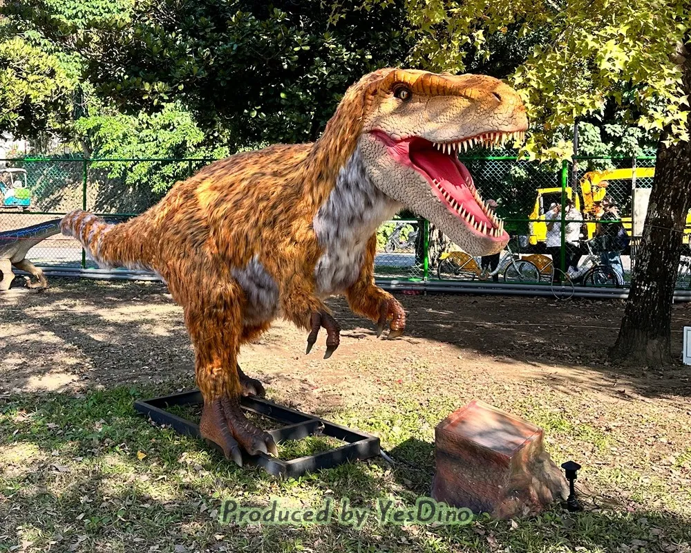 Life Size animatronic dinosaur for Dinosaur Park.webp