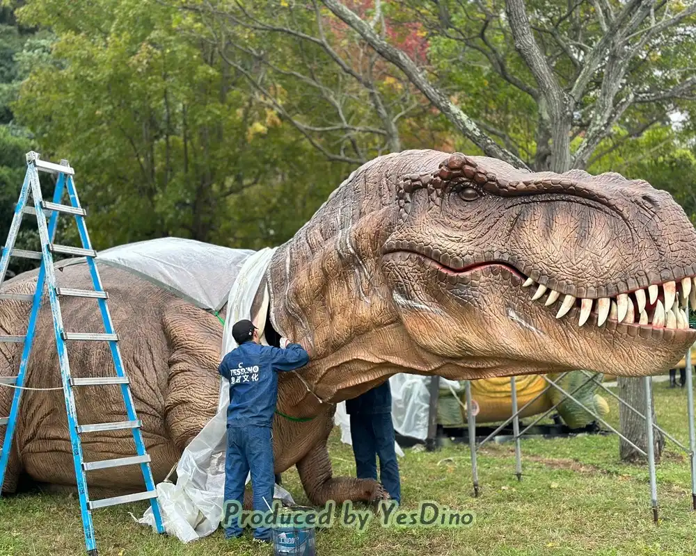 Large Dinosaur On-site Installation Large Dinosaur On-site Installation