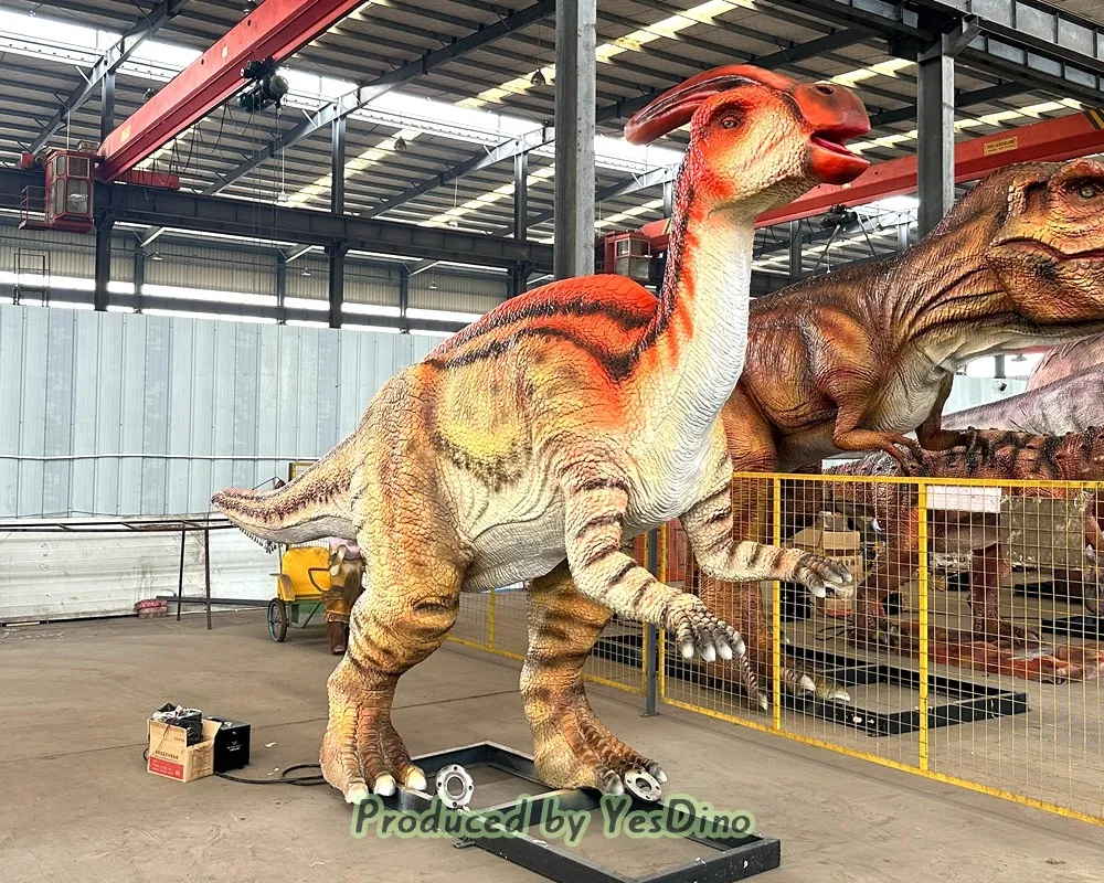 Realistic Silicone Dinosaur Parasaurolop