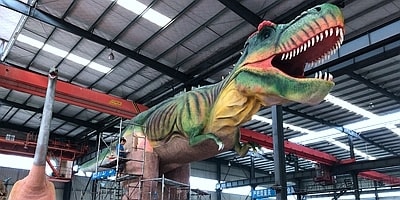 23-Meter Tyrannosaurus Rex Making Video